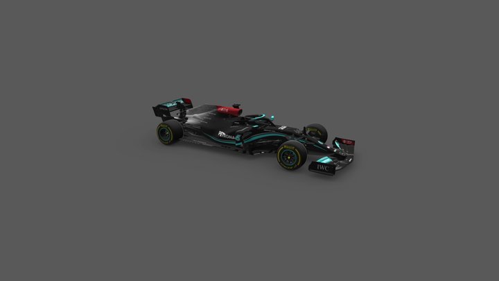 Mercedes AMG F1 W12 E Performance 2021 3D Model