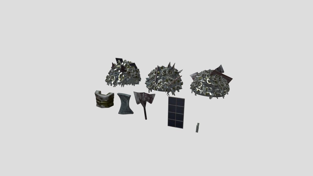 Garbage Pack 3d Model