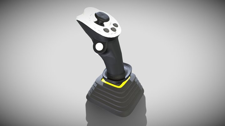 CATIA Design - Bee Excavator - Joystick 3D Model