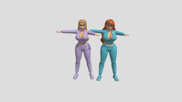 Chloe Zoey Stilton 3D Model
