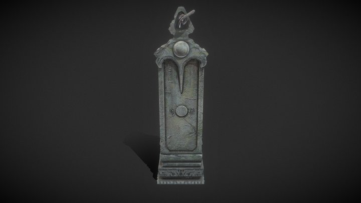 石碑 3D Model