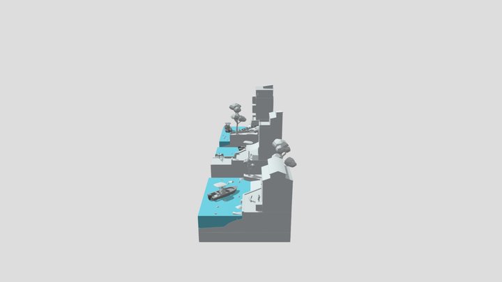 By the Sea-Blockout 3D Model