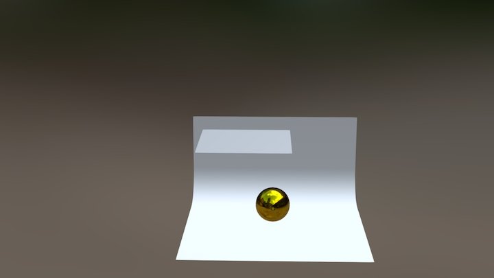 Golden Pokeball 3D Model
