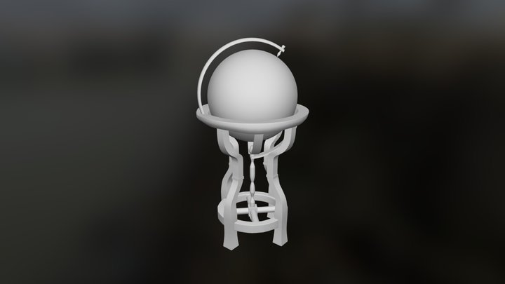 Pirate Globe 3D Model