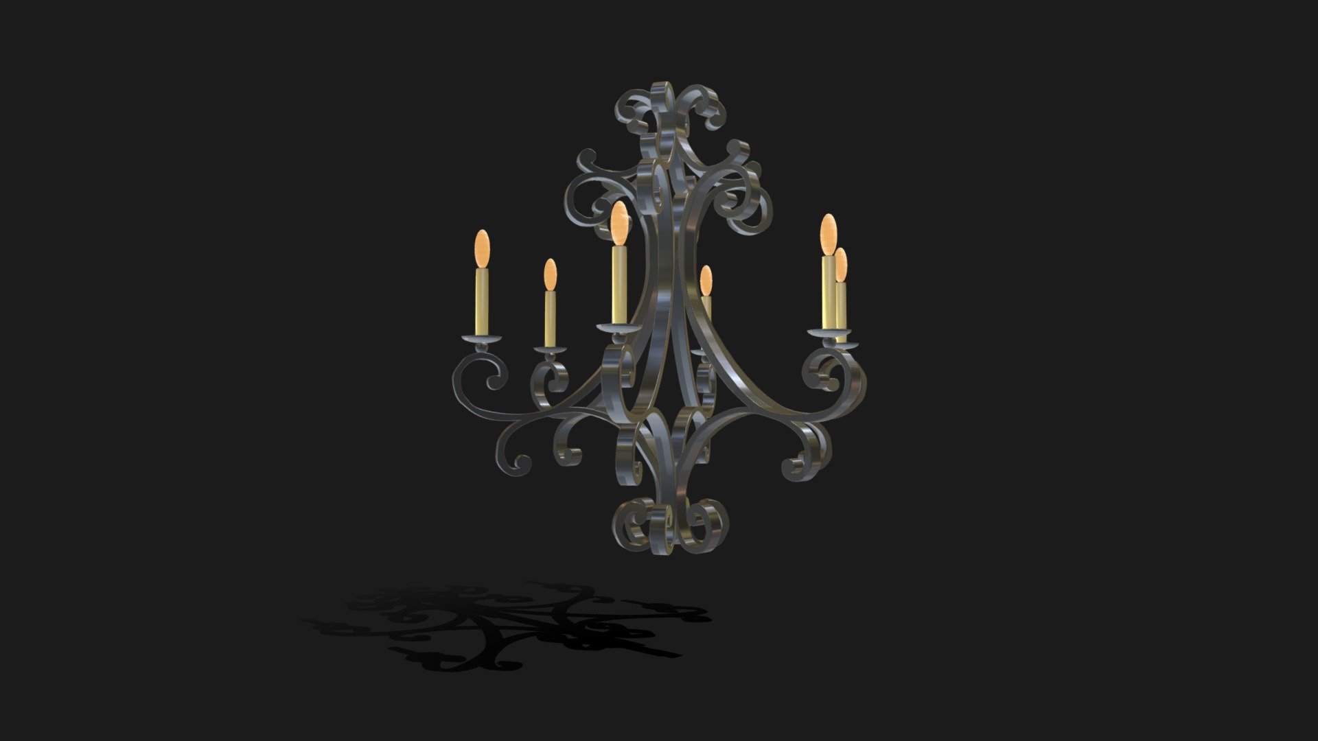 Люстра - Download Free 3D model by Wer_seR [e58a77c] - Sketchfab