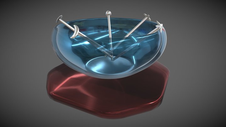 Silver piercing - Piercing de plata 3D Model
