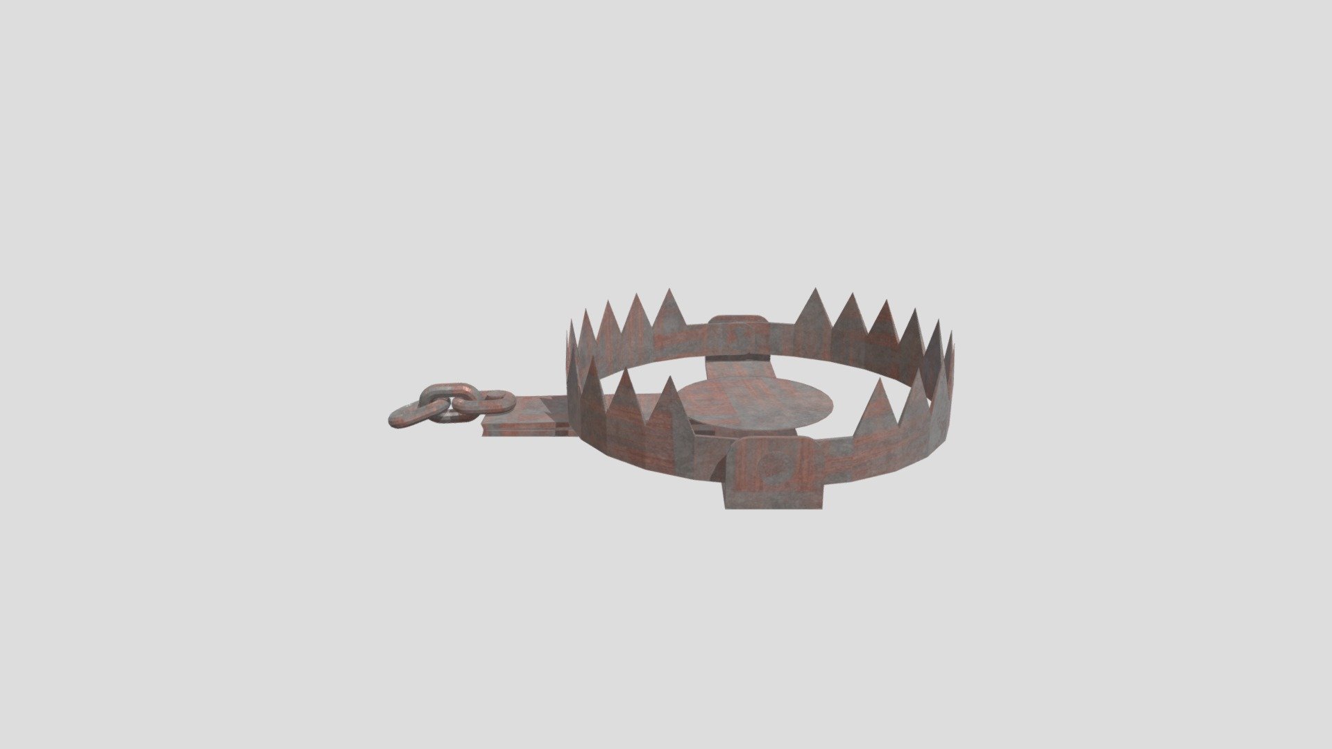 A Rusty Bear Trap - Download Free 3D model by balchinostudio [e58a7e4 ...