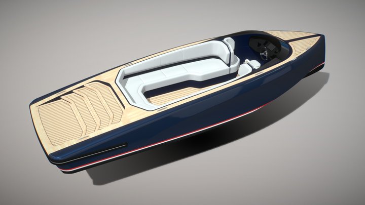 E8 - Falcon Tenders X ThrityC Yacht Design 3D Model