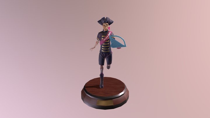 Squelette pose stylée - projet heaj - 3D Model