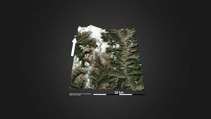 梅里之心线 – Modèle 3D gratuit STL