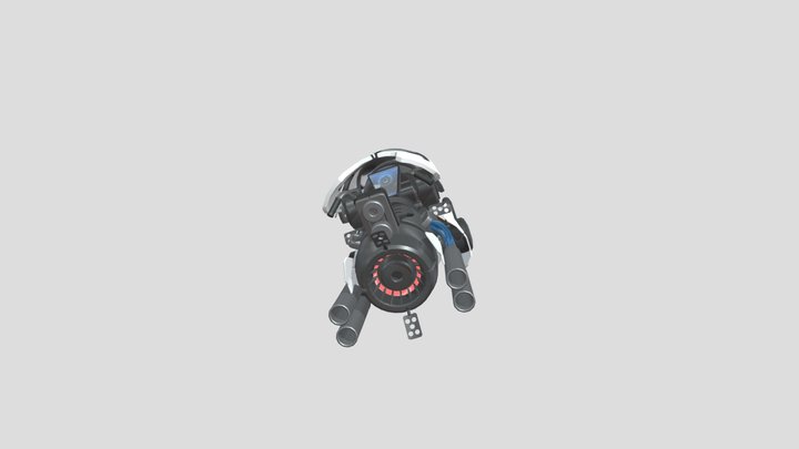 Sci Fi Motorbike 3 3D Model
