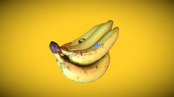 Bananas 01 3D Model