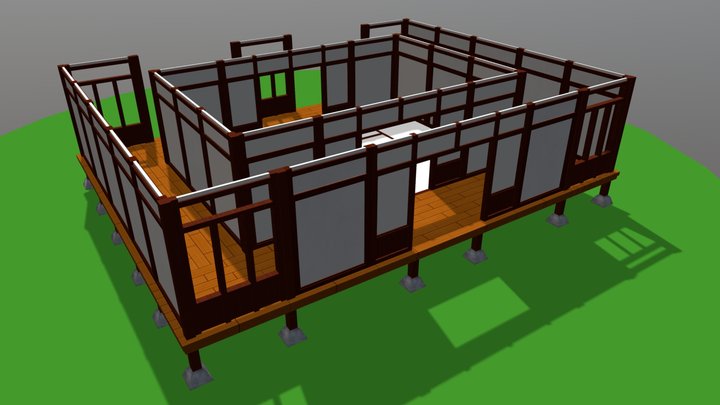 Japanese House Updated 3D Model