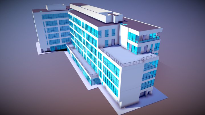 Bâtiment 3D 3D Model