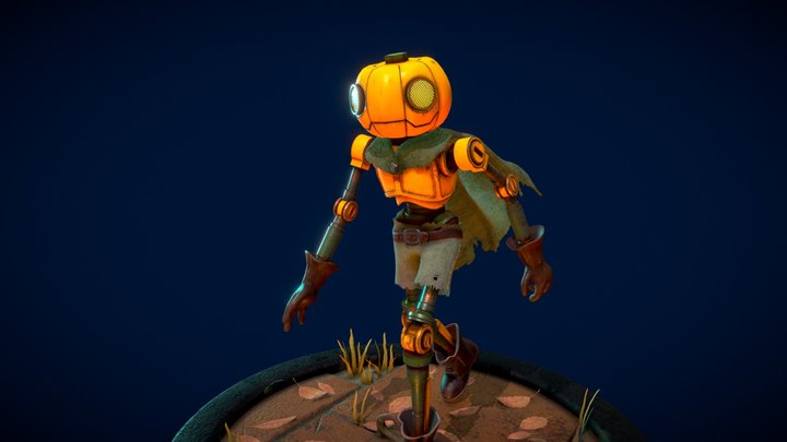 Pumpkinbot 3D Model