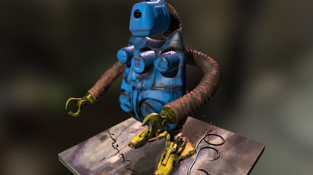 Nuclear decommissioning machine 3D Model