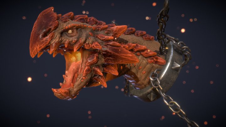 One angery dragon boi 3D Model