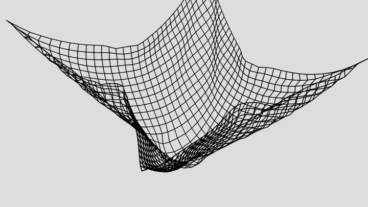 zwart net 3D Model