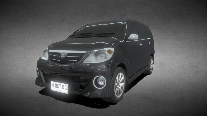 [updated] 2011 Toyota Avanza 1.5 S [F600RM] 3D Model