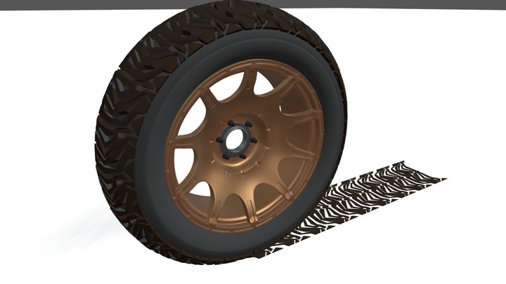 Tire for workshop 3D Model