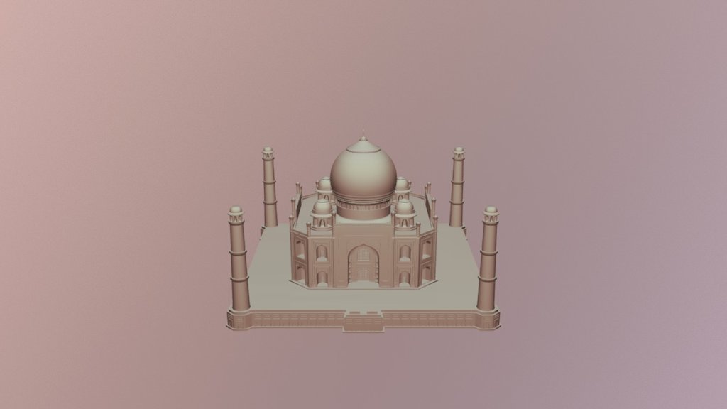 Taj Mahal - Agra — Sketchfab embed 3D viewer