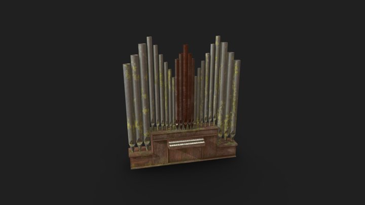 Game Assets / Old Organ 3D Model