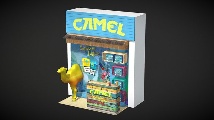 model airport camel v2 3D Model
