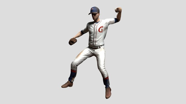 Baseball - pitching 4 – Kostenloses 3D-Modell STL