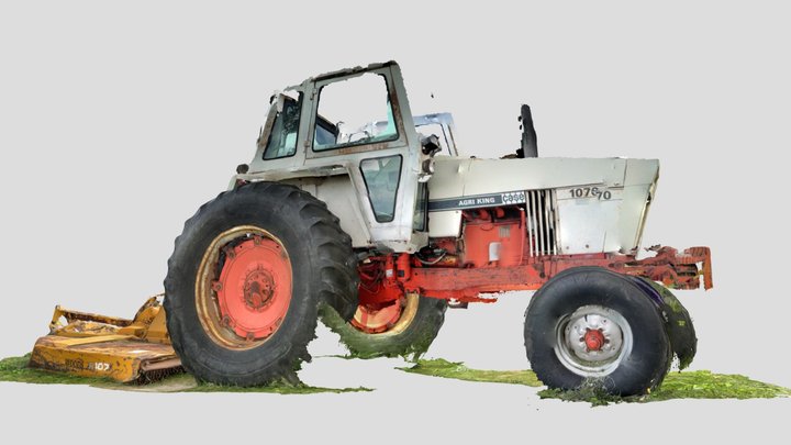 Rough Tractor Scan 3D Model