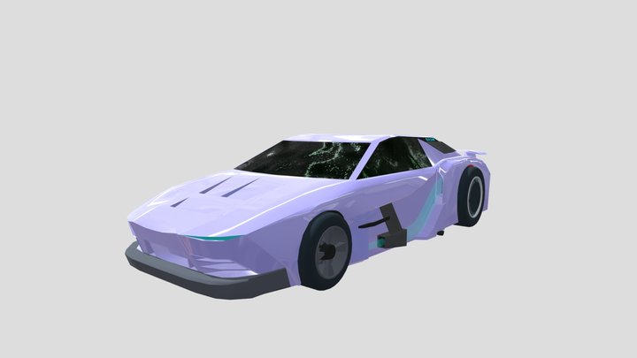 NekoPrototype X - Futuristic Car 3D Model
