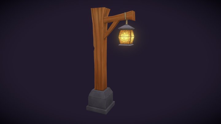 City Lamp Post 3D Model