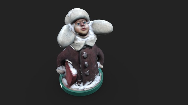 Statue of the boy 3D Model