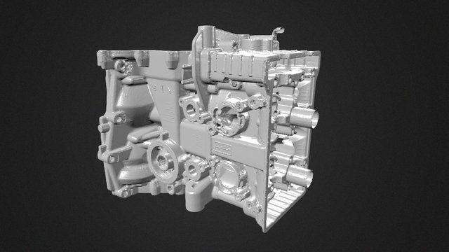 Engine Block 3D Scan – Modèle 3D gratuit STL