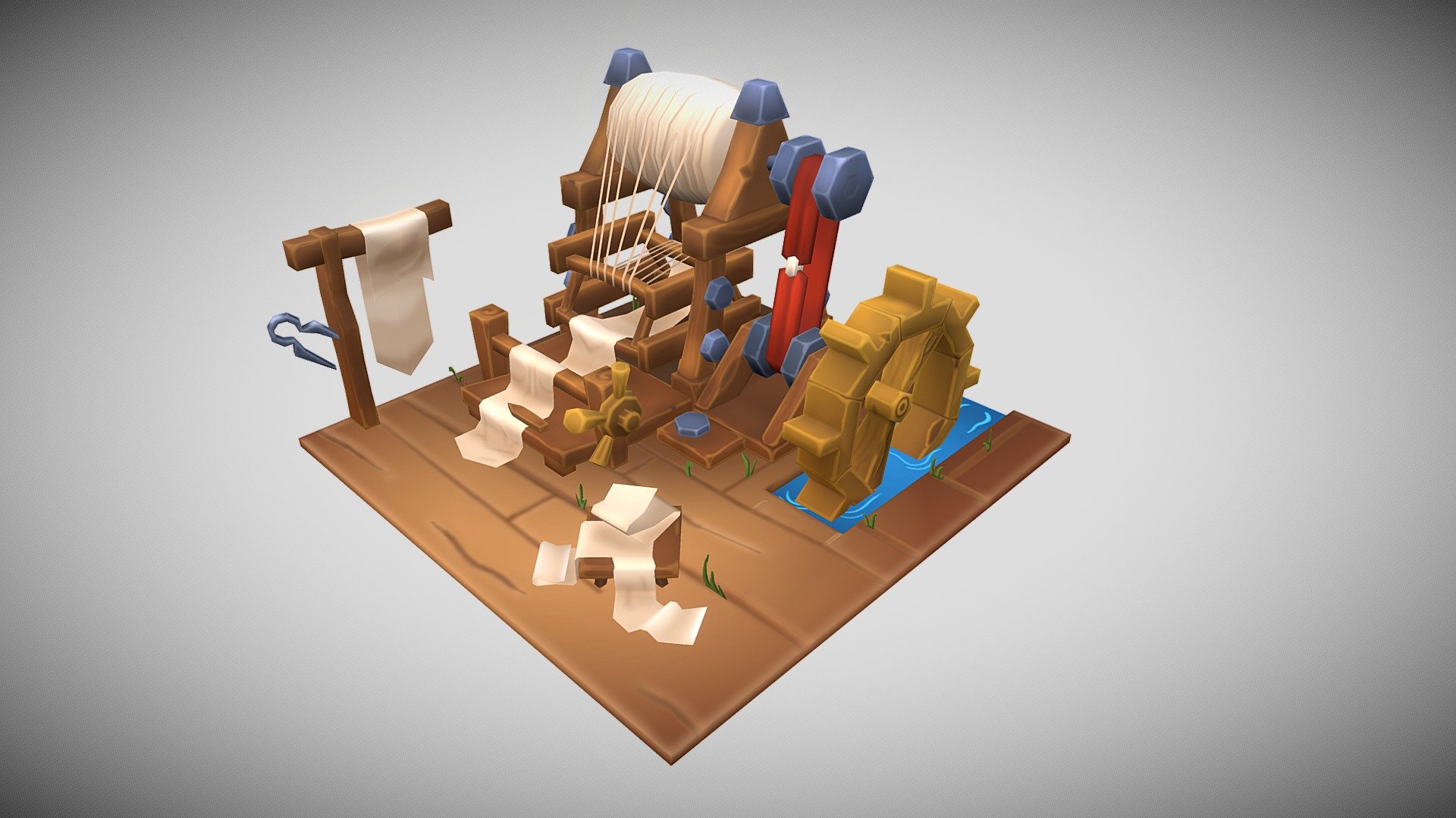 Weaving 3D model by membels [e5978c3] Sketchfab
