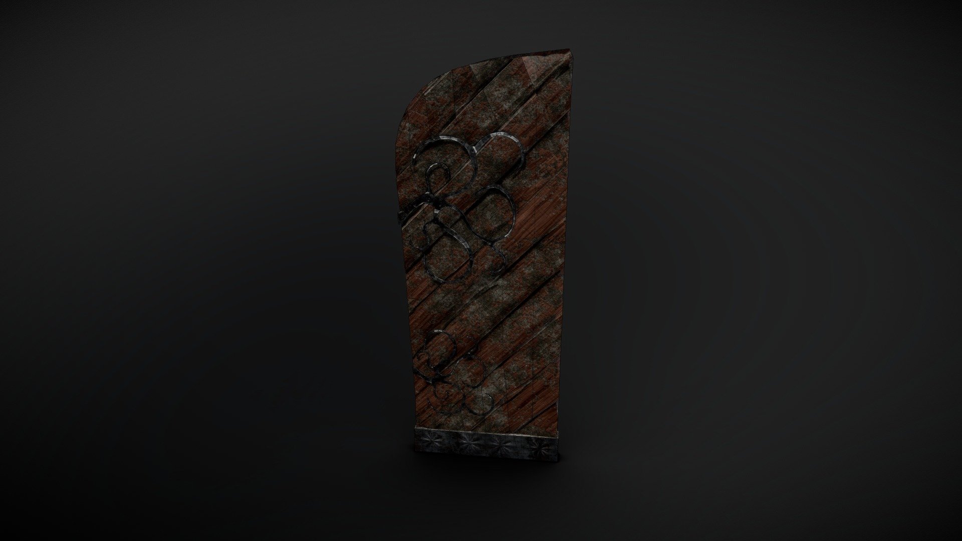 Old Wooden Door — Sketchfab embed 3D viewer
