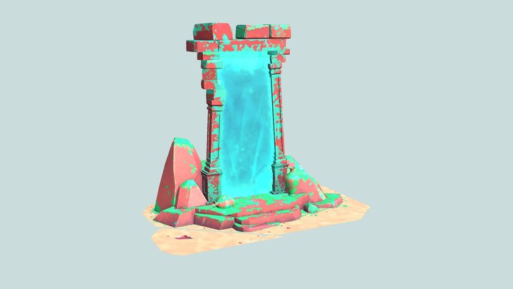 RuinsPortalToSketchFab 3D Model