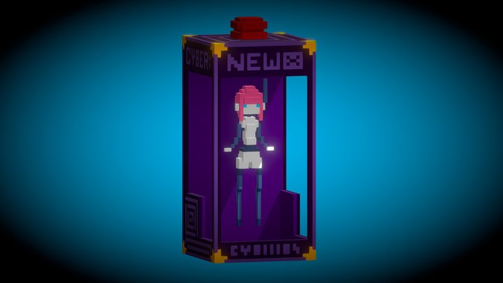 Cyber-doll 3D Model
