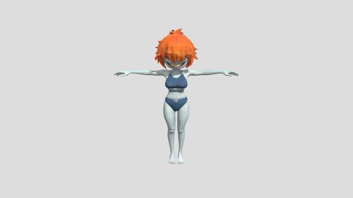 Gnash_ Girl_ Pose_v1 3D Model
