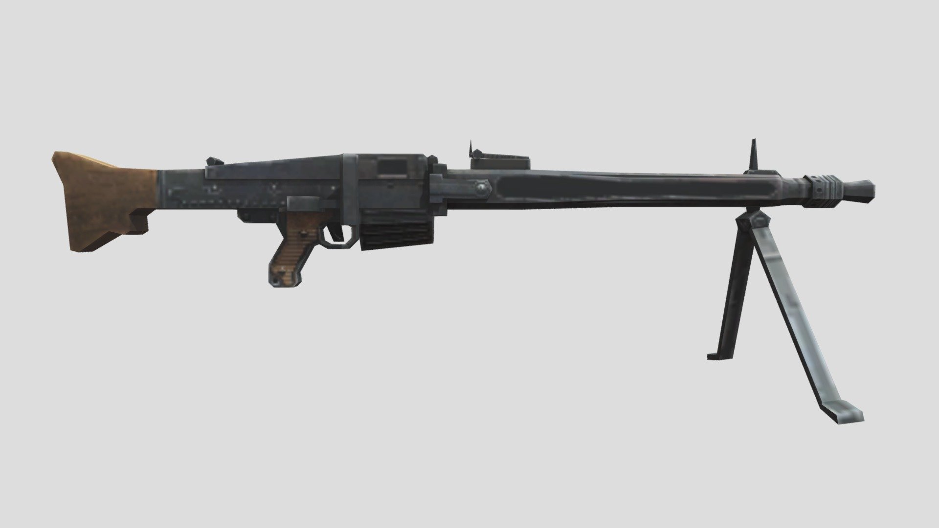 Dead Frontier MG42 machine gun - Download Free 3D model by ...