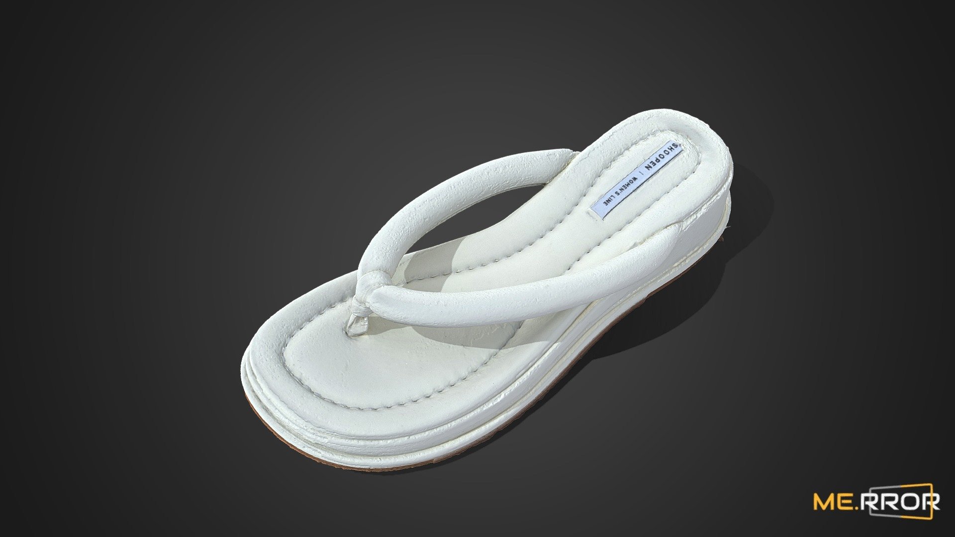 White Flip Flops - Buy Royalty Free 3D model by ME.RROR Studio (@merror ...