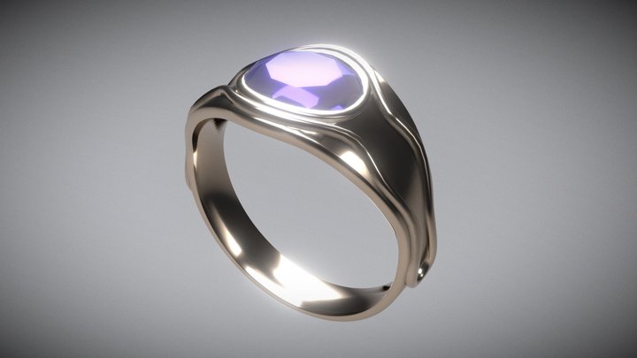 Vilya. Elrond's Ring 3D Model