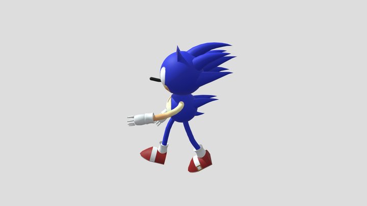 Sonic Remake 3D Model