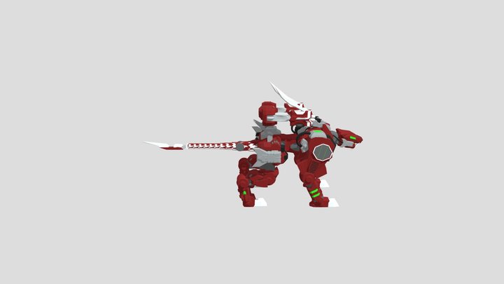 Zaber Fang Zoid 3D Model