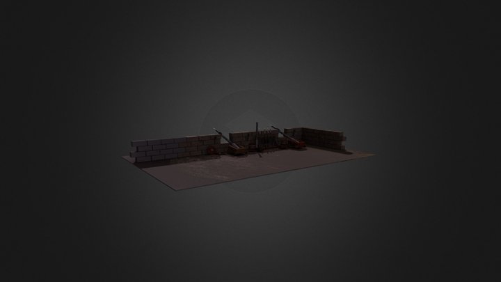 korean fortress 3D Model