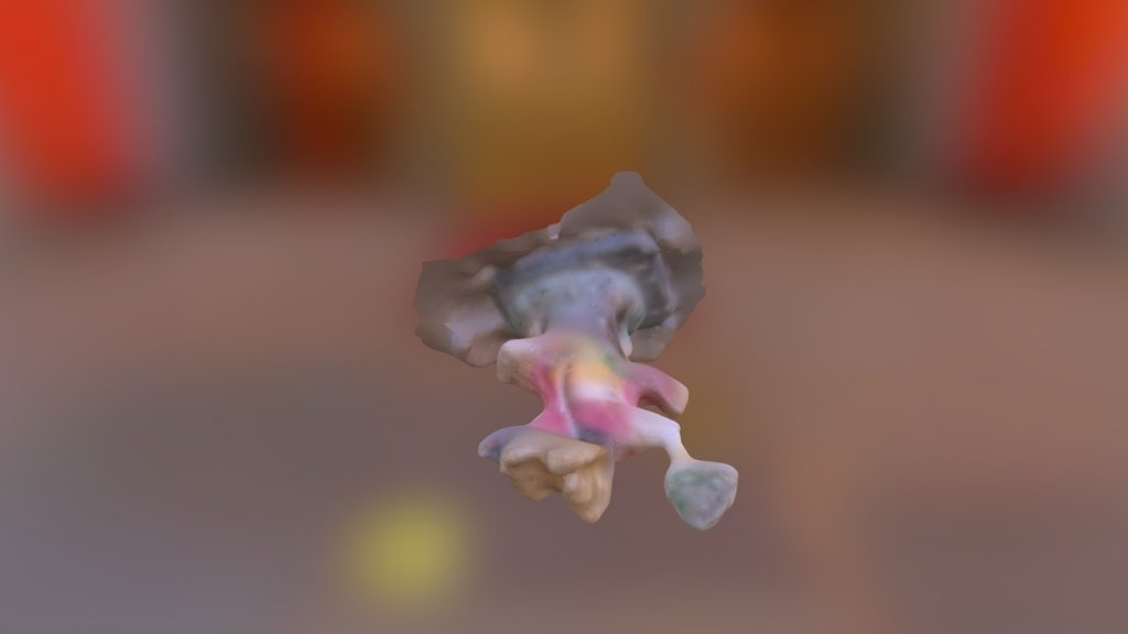 Scanned Lord Hanuman Idol