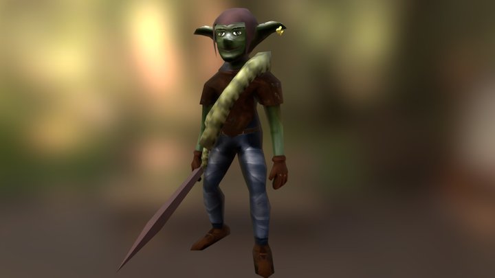 Goblin Character 3D Model