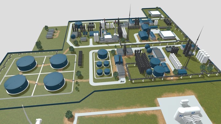 Production site 3D Model