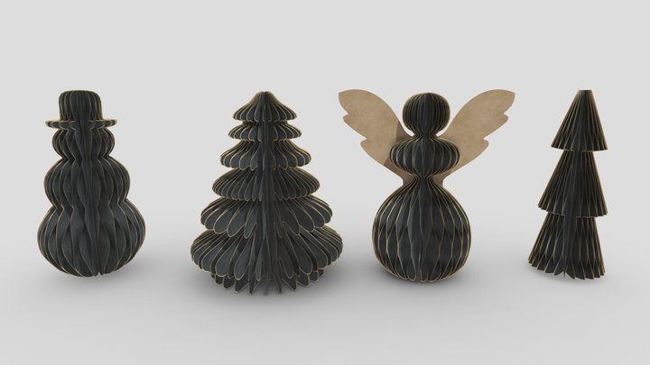 Paper Christmas Toys