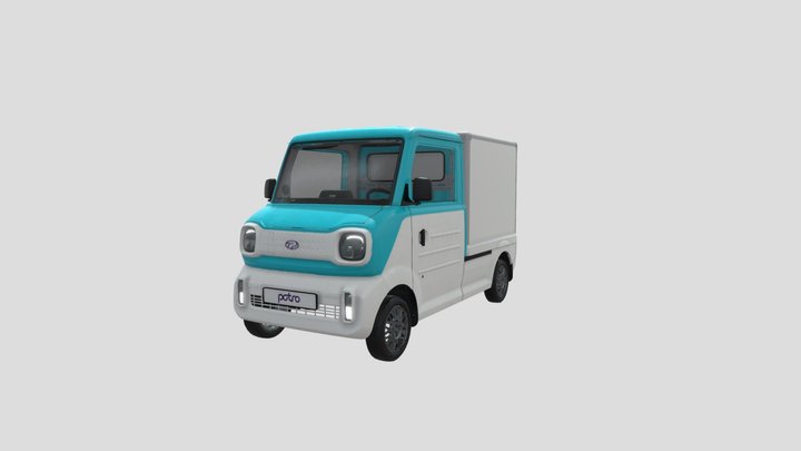  초소형 전기 트럭(탑) 3D Model