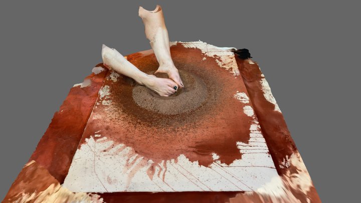 Iron Oxide, Feet 3D Model